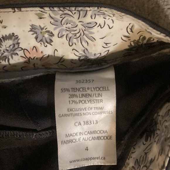 Ellen Tracy active navy pants - Picture 2 of 4